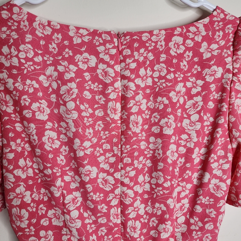 Wayf Pink Floral Cut Out Maxi Dress Small Spring Vibes Coquette Garden Party - Picture 12 of 15